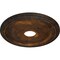 Ekena Millwork Diane Ceiling Medallion (Fits Canopies up to 5 3/8"), Hand-Painted Rust, 18"OD x 3 5/8"ID x 1 1/8"P CM18DIRUS - alternate 2